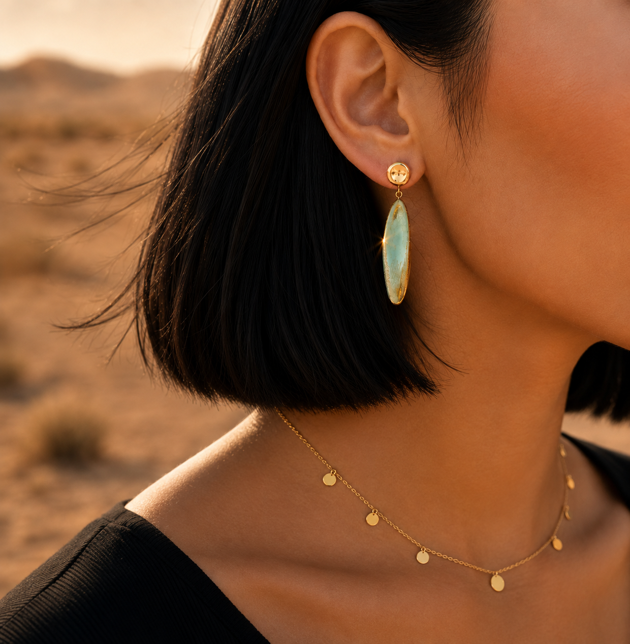 Ensemble Boucle Sahara-Collier Layane